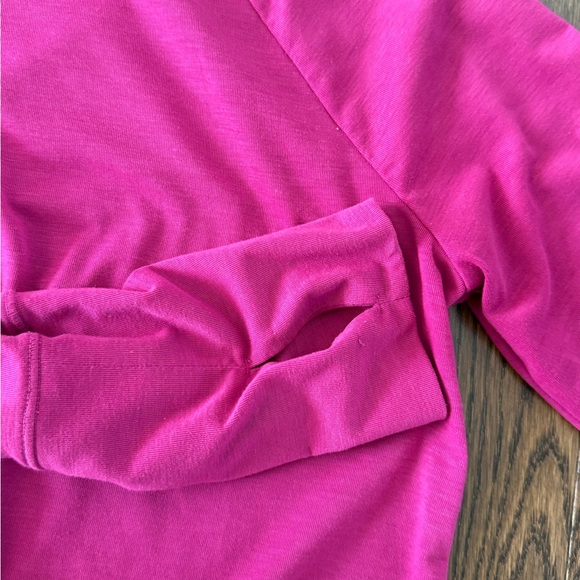 Title Nine Twist Front Training Hoodie | Pink | Lightweight Crop | Small - Picture 6 of 9